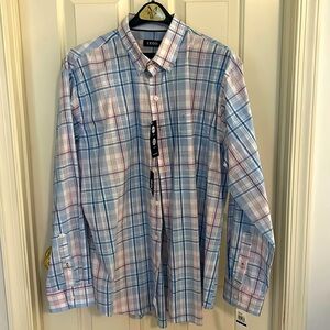 NWT izod men’s plaid shirt